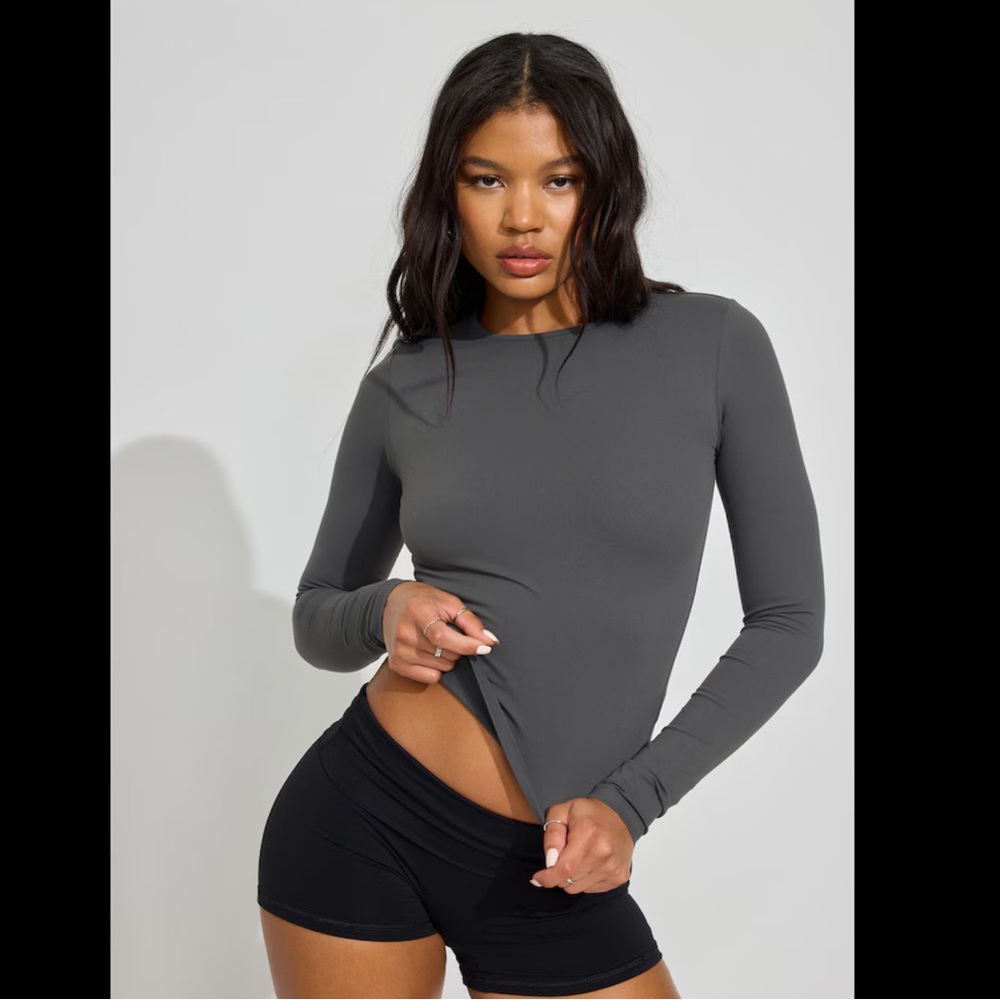 Garage - Sleek Crewneck Long Sleeve Top